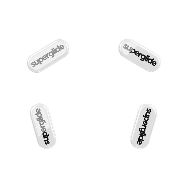 Pulsar Superglide Glass Skates For Logitech G304 / G305 - White - أكسسوار فأرة